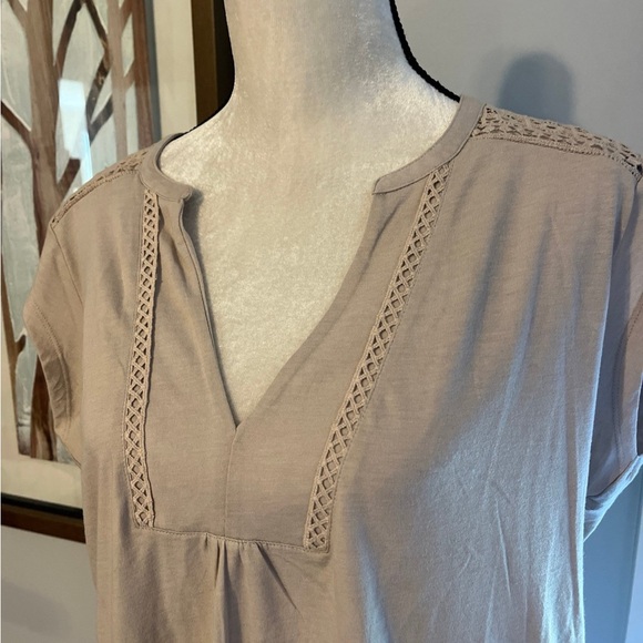 Tan Prana Top XL - Picture 2 of 4
